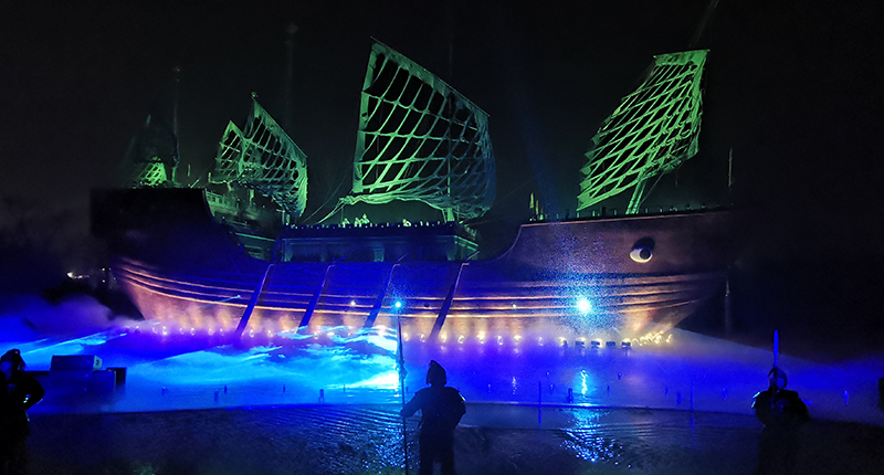 Shenzhou Boat Wonder, Laser Effect